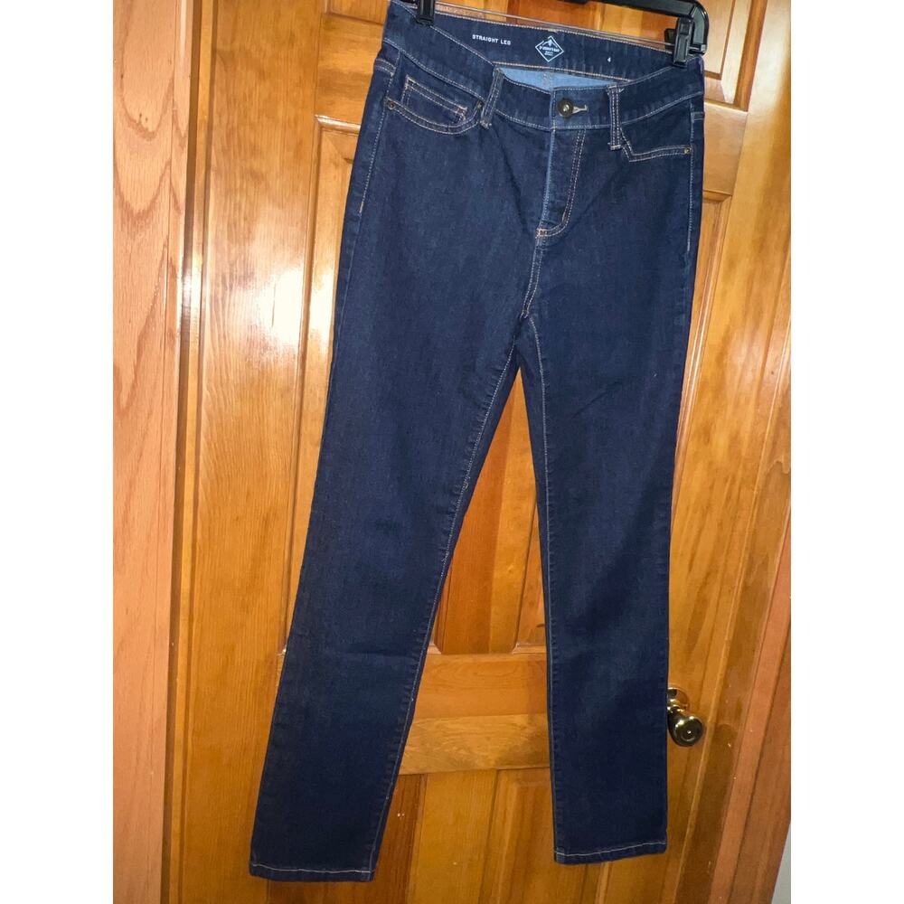 St. John’s Bay Straight Leg Jeans - Size 4 - Blue
